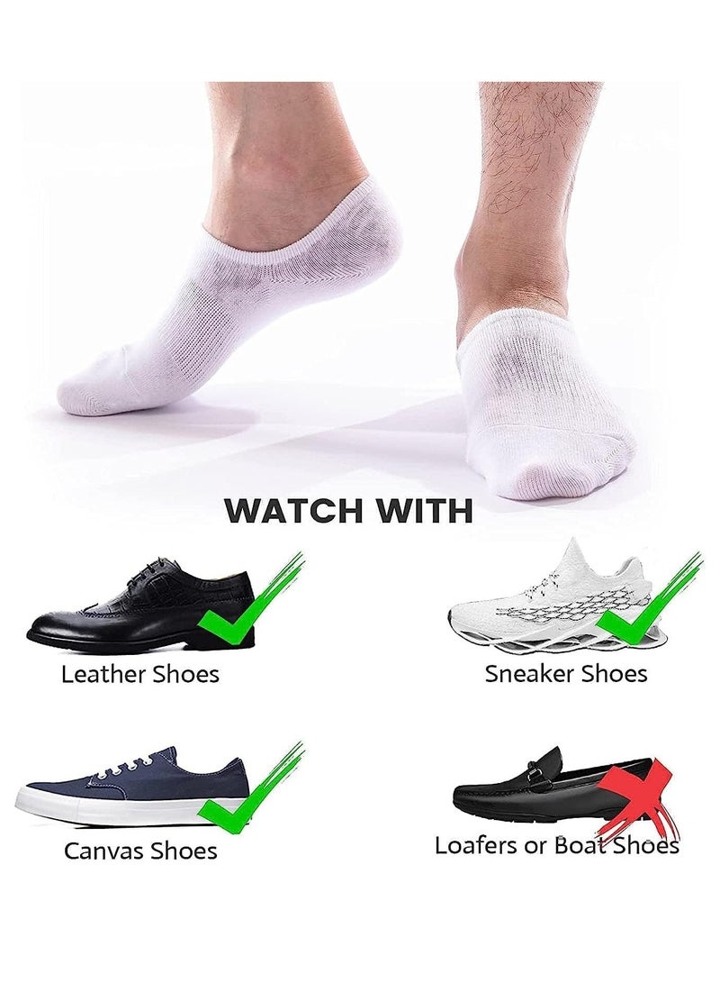YAS COLLECTION  4 Pairs Short Ankle Casual Socks Cotton Comfortable Socks for Men and Women Pack of 4 for Walking Cycling and Running Office Size EU 40 to 46, UK 6 to 11  - Image 5