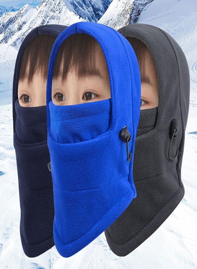 Vikodah Kids Winter Hats Balaclavas Headwear Faux Sherpa Beanie Trooper Cute and Plush Warm Hat for Boys Girls 3-10T, Black, One Size - Image 4