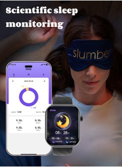 Generic Smart Watch F36 260mAh Smart Watches for Men Bluetooth Make/Answer Calls Fitness Modes and Sleep Modes Multi-app Message Reminder Multi Language Black  - Image 3