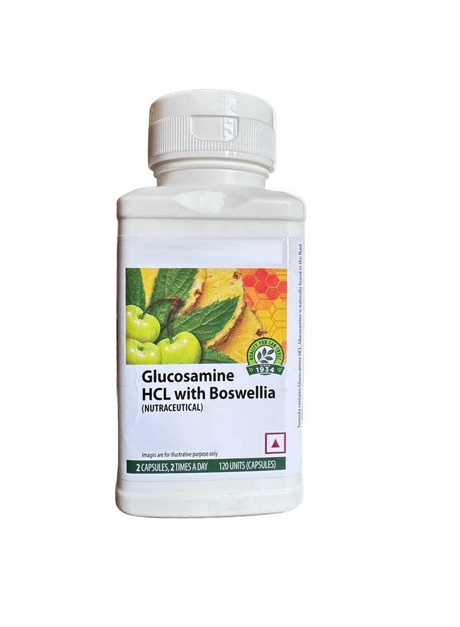 Generic Glucosamine HCl with Boswellia Supplement, 120 Capsules 