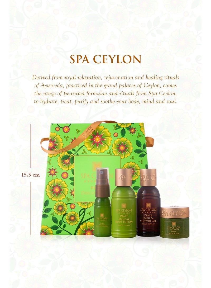 SPA CEYLON Peace Discovery Set | Ayurvedic Discovery Set For Tranquility And Relaxation | Spa Gift Set | Beauty Ritual - Image 2