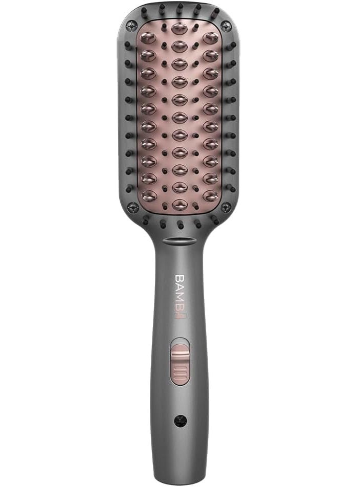 Cecotec Bamba InstantCare 400 Travel Brush, Ceramic Coating, Maximum Temperature 190º, Smooth without Removing Volume, 360º Rotating Cable, LED Indicators - Image 2