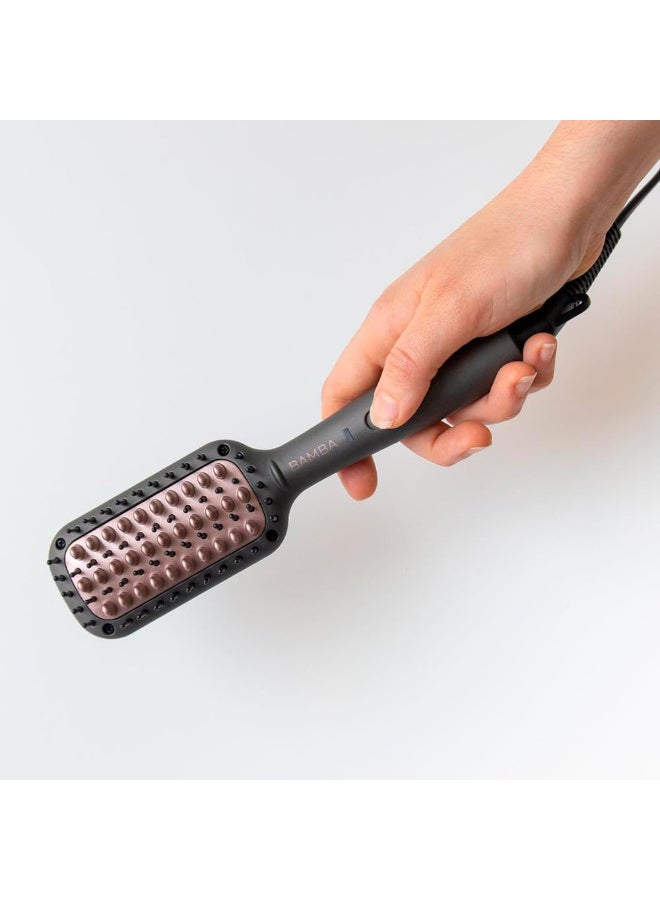 Cecotec Bamba InstantCare 400 Travel Brush, Ceramic Coating, Maximum Temperature 190º, Smooth without Removing Volume, 360º Rotating Cable, LED Indicators - Image 4