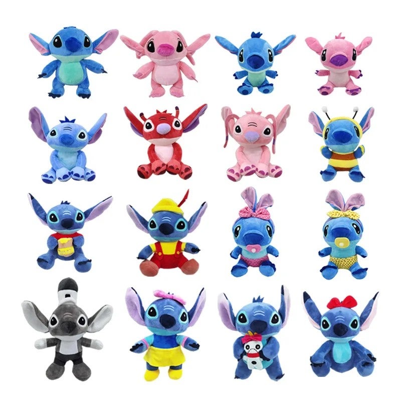 Bluejw 8-Inch Ultra Soft Stitched Plush Stuffed Animal Toys – Cute Cartoon Anime Plush Dolls for Kids, Perfect for Claw Machines & Gifts - Image 2
