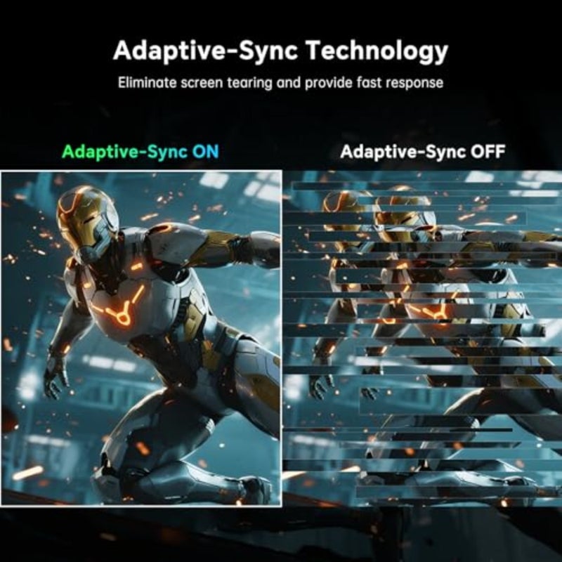 شاشة ألعاب للألعاب سريعة الوتيرة، لوحة IPS، سوداء، معدل تحديث 240 هرتز مع Adaptive Sync، HDR، حامل قابل لضبط الارتفاع، حامل VESA، منافذ HDMI/DP/USB - Image 4