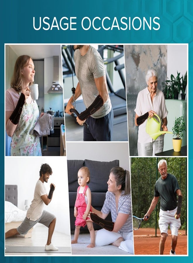 Q DEVICES Wrist Brace with Forearm Splint – Carpal Tunnel Relief & Support – Removable Aluminum Splint for Arthritis, Tendinitis, & Sprains – Adjustable Compression, Men & Women, Left or Right Hand - Image 5
