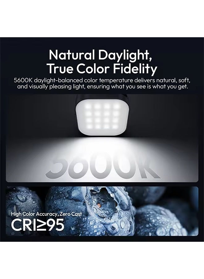 يولانزي ضوء فيديو Ulanzi IN07 Magsafe Fill Light لكاميرا Insta360 Go Ultra Mini، ضوء تعبئة مغناطيسي لفيديو مدونة السفر - Image 5