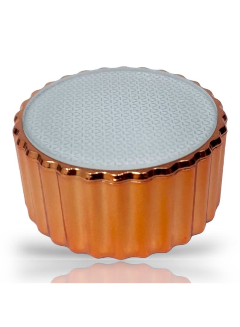 كريستالة ازالة الشعر ومبرد للاظافر و الجلد الميت 3×1 السحرية ، كريستالة ازالة الشعر بدون الم للرجال و النساء ، قابلة لاعادة الاستخدام و خفيفة الوزن و سهلة الاستخدام و بحجم مناسب للتنقل (ذهبى) - Image 1