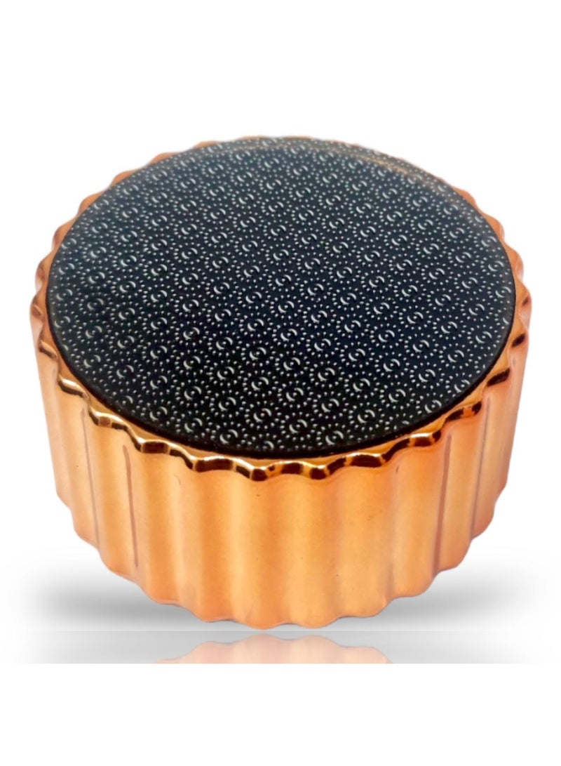 كريستالة ازالة الشعر ومبرد للاظافر و الجلد الميت 3×1 السحرية ، كريستالة ازالة الشعر بدون الم للرجال و النساء ، قابلة لاعادة الاستخدام و خفيفة الوزن و سهلة الاستخدام و بحجم مناسب للتنقل (ذهبى) - Image 2