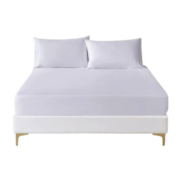 DEEP FITTED SHEET SINGLE WHITE 300 THREAD COUNT 100 EGYPTIAN COTTON FITTED SHEET DEEP POCKET 12 INCH 30CM BREATHABLE BOTTOM BED SHEETS WITHOUT PILLOW CASES 90 X 190CM