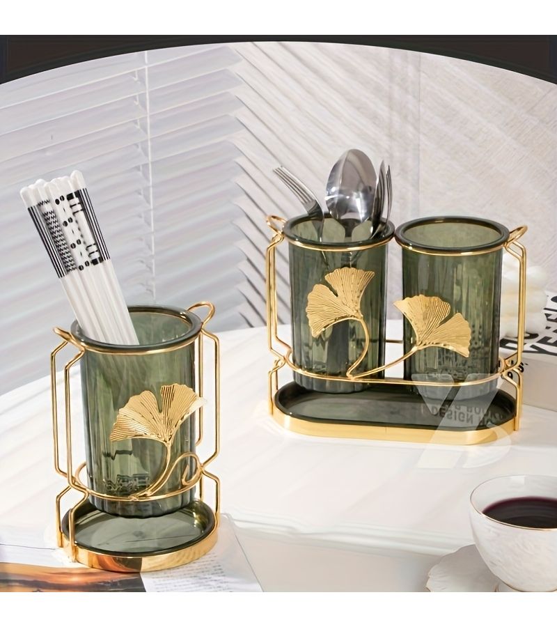 White Chopstick Holder Elegant Chopstick Basket High Quality Storage Box For Home Kitchen Utensils - Image 5