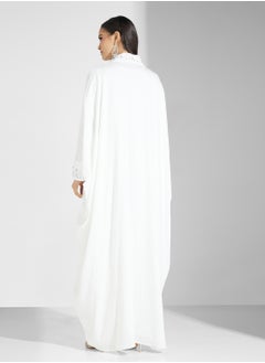 hayas closet Embellished Flared Sleeve Abaya  - Image 2