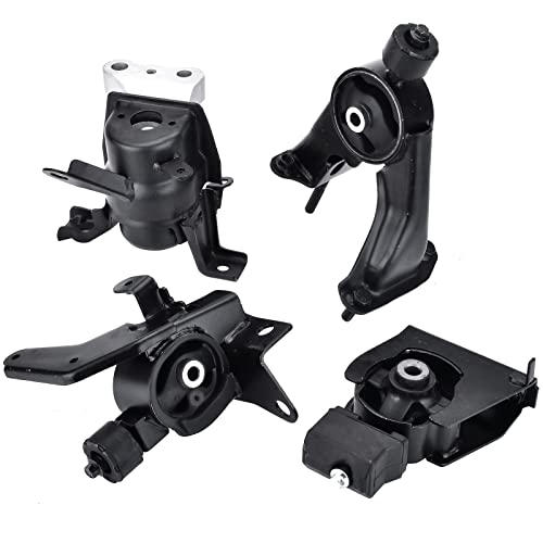 Lochnchn Engine Motor Mount Kits Compatible with Corolla Matrix 1.8L 2009-2013 Pontiac Vibe 1.8L 2009 2010 4PCS Engine Transmission Mount Replace A62027 A62039 A62015 A62023 - Image 1