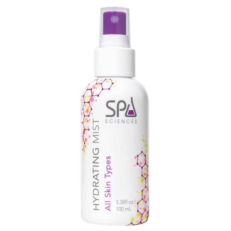 SPA SCIENCES - Hydrating Mist - Made in the USA - With Aloe Vera, Rose, Turmeric - Moisturize, Refresh, Restore - Vegan - Sensitive - Clean Beauty - For All Skin Types - 3oz - Image 1