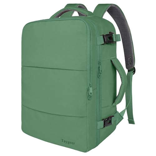 Taygeer Travel Backpack for Women Men, TSA Approved Carry On Backpack with USB Charging Port & Shoe Pouch - Image 1