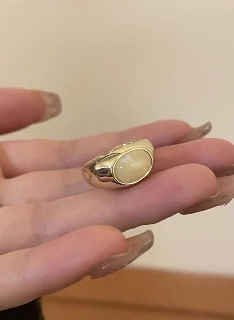  Cemho Elegant ring plated with a distinctive gold color - Image 2