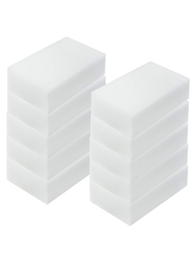 BuntyChiku Melamine Foam, 10Pcs Melamine Sponge in Bulk Cleaning Sponge Sheets Multipurpose Magic Sponge Eraser for Sink, Kitchen, Bathroom, Wall, Floor, Bathtub, Shoes, Furniture, Car Wash (5 Piece) - Image 1