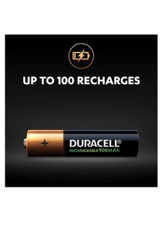 Duracell Rechargeable AAA Battery, 900mAh, Pack of 4 Long lasting per charge  - Image 5