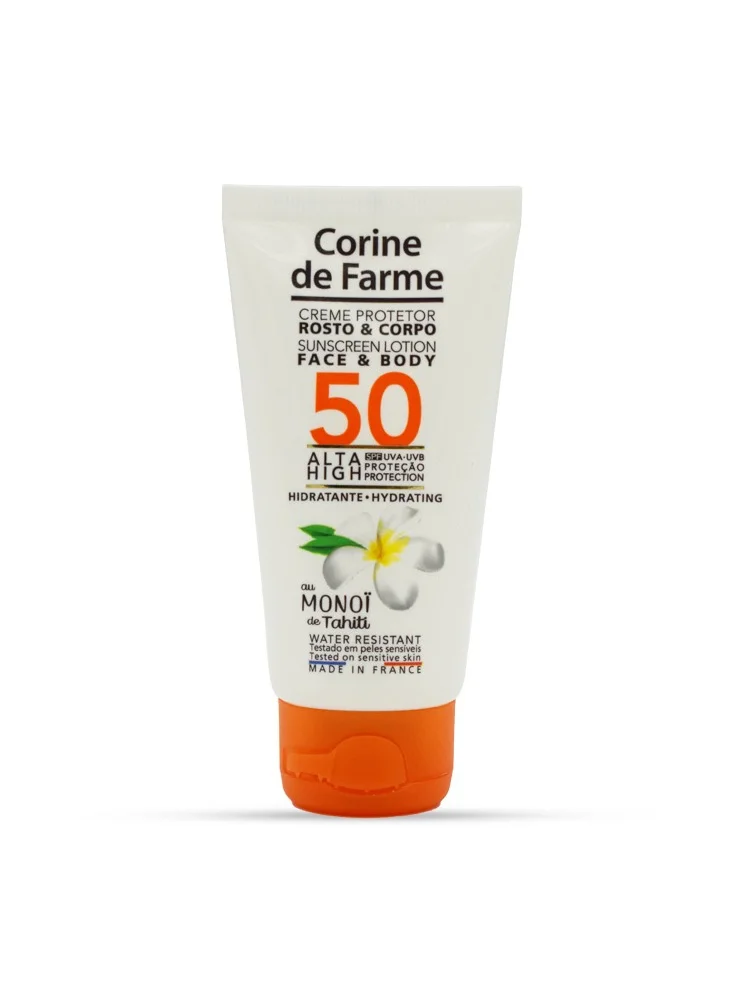 كورين دي فارم CDF-Sunscreen Lotion Face & Body Hydrating SPF 50 tube 50ML