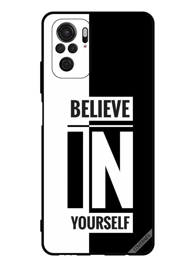 Covernex Protective Case Cover For Xiaomi Redmi Note 10S 4g Believe In Yourself - Image 1