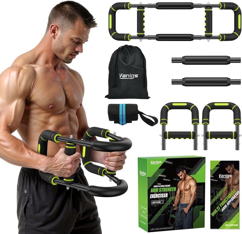 Vanlgs Twister Arm Trainer - Adjustable 5-Level Resistance Chest Workout Equipment - Image 1
