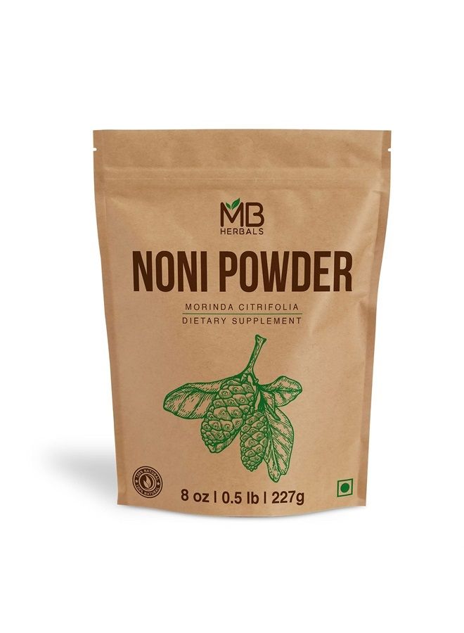 MB Herbals Noni Powder 227 Gram | 8 oz | Abundant Antioxidants and Amino Acids | Improves Immunity & Antiageing
