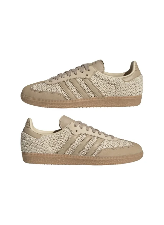 اديداس اوريجينالز adidas SAMBA OG W Beige Originals Men Shoes