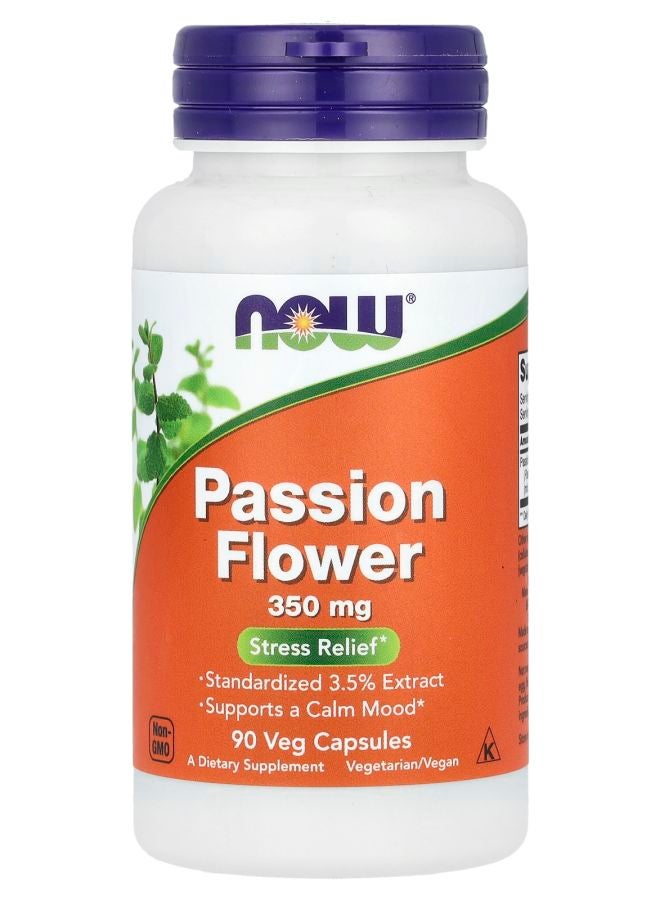 now Passion Flower 350 mg 90 Veg Capsules