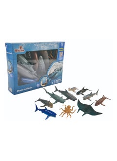 WENNO WENNO - OCEAN ANIMALS 10 PCS IN WINDOW BOX  - Image 3