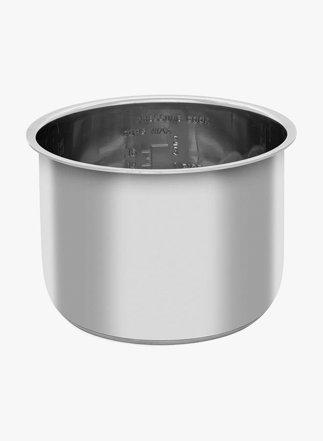 EDISON Stainless Steel Electric Pressure Cooker 6.0 L 1000.0 W 6285360253530 Silver/Black - Image 3