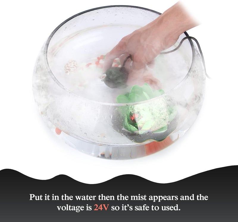 AGPtek Mist Maker Witch Cauldron Fog Maker for Halloween/Christmas Party Water Fountain Pond Rockery Fishtank - Image 2