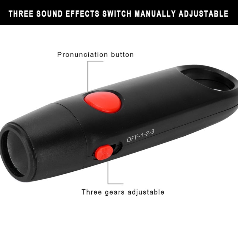 Electronic Whistle: 4 Gear Adjustable Clear Sound, Portable 15cm Cylindrical Mouthpiece - Long-Distance Transmission, Safety Whistle for Military Training, Sports Events, Pet Training, Referees, Adven - Image 2