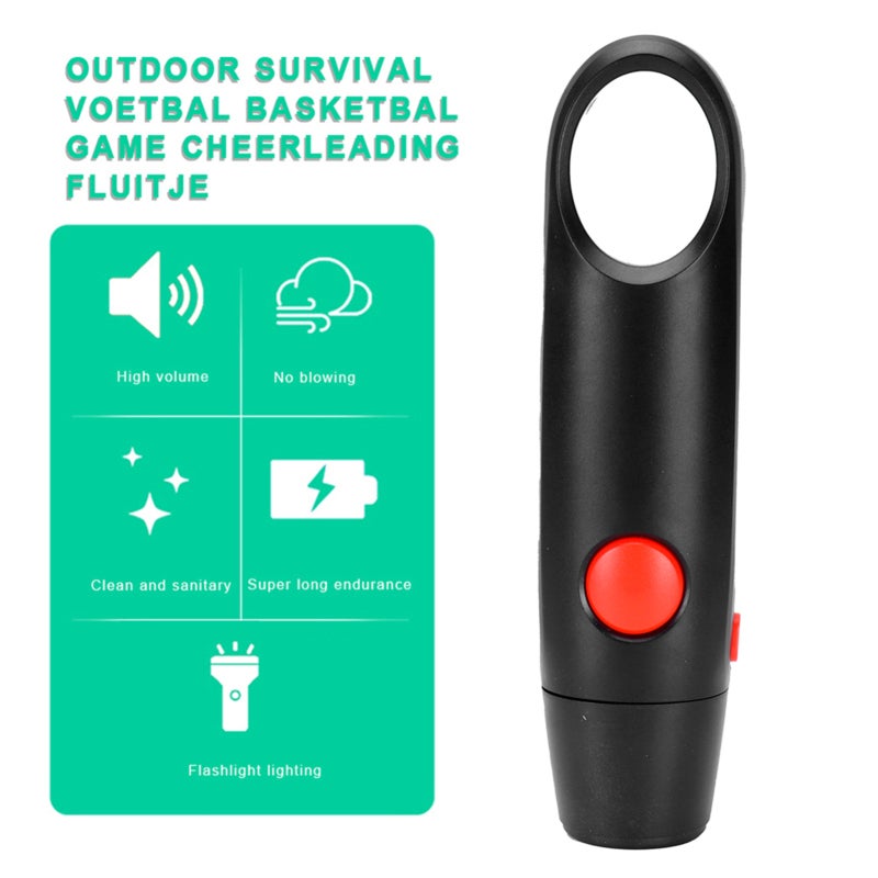 Electronic Whistle: 4 Gear Adjustable Clear Sound, Portable 15cm Cylindrical Mouthpiece - Long-Distance Transmission, Safety Whistle for Military Training, Sports Events, Pet Training, Referees, Adven - Image 3