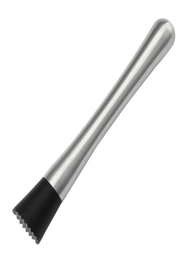 SR GLOBAL SS Cocktail Muddler, Bar Muddle with Strong Formation, Bar Accessories, Bartender Tools - Image 1
