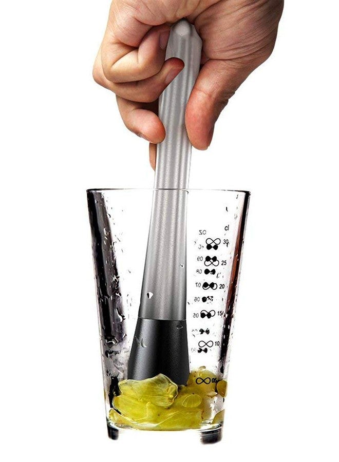 SR GLOBAL SS Cocktail Muddler, Bar Muddle with Strong Formation, Bar Accessories, Bartender Tools - Image 3