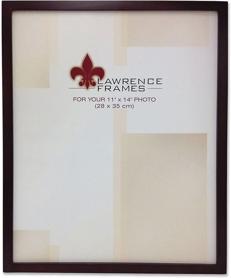 Lawrence Frames 755911 Espresso Wood Picture Frame, Dark Walnut, 11x14 - Image 2