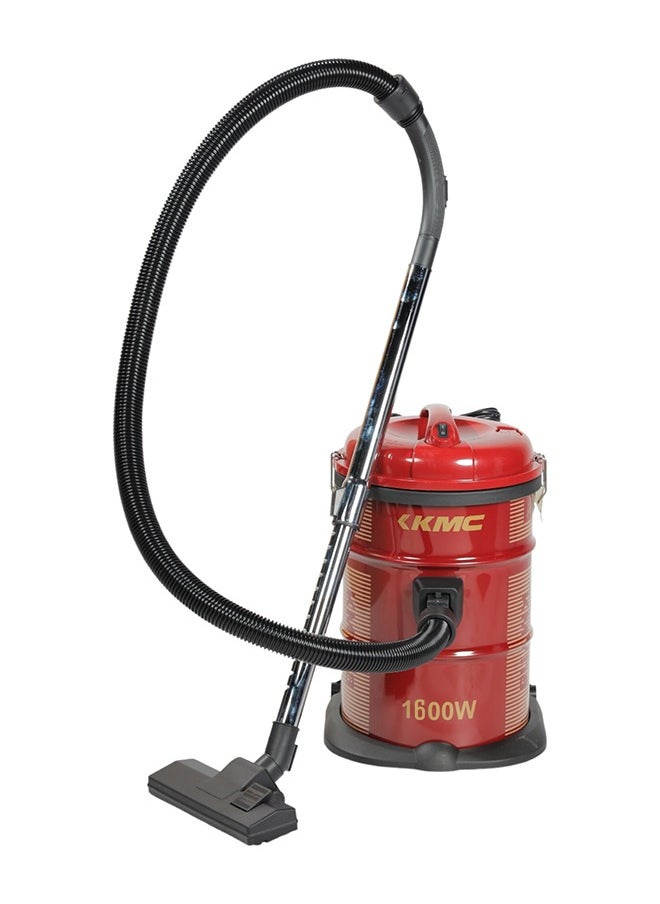 KMC Barrel Vacuum Cleaner - 18 Liters - 1600 Watts - Burgundy - KMV-116  - Image 3