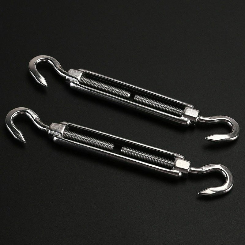 6Pcs/Set Sun Shade Sail Stainless Steel Hardware Installation Kit Turnbuckle Pad Eye Snap Hook Accessories - Image 3