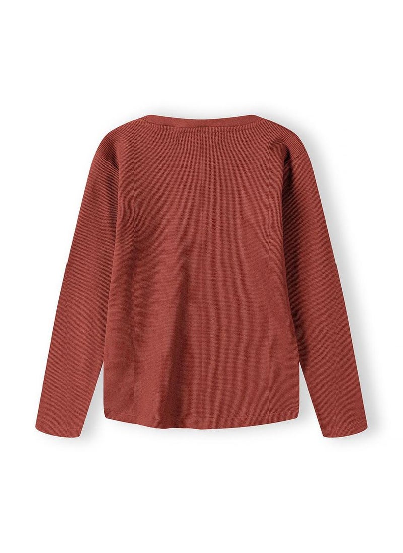 مينوتي تيشيرت مراهقين بأكمام طويلة وأزرار أمامية - Image 2