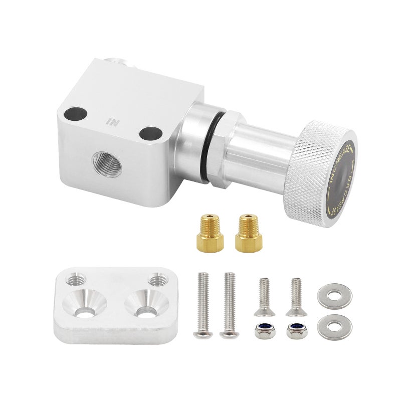Adjustable Proportioning Valve Knob Silver - Precise 100-1000 PSI Pressure Adjustments Proportioning Valve Knob for Vehicle Braking System Customization & Road Safety Control - Image 3