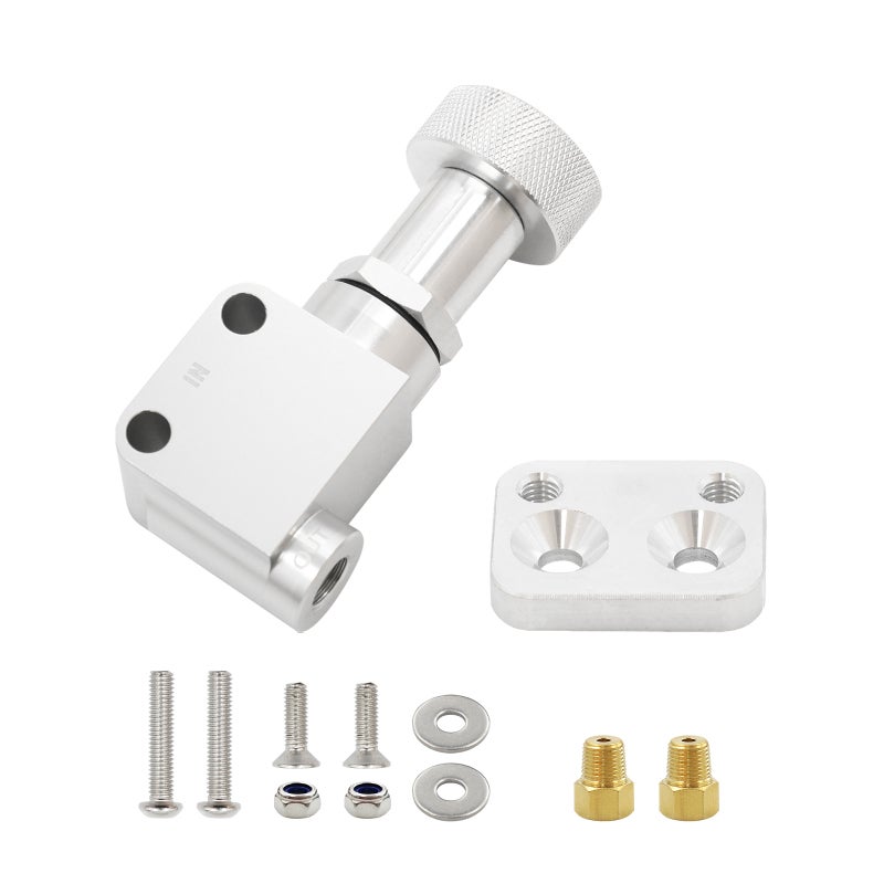 Adjustable Proportioning Valve Knob Silver - Precise 100-1000 PSI Pressure Adjustments Proportioning Valve Knob for Vehicle Braking System Customization & Road Safety Control - Image 2