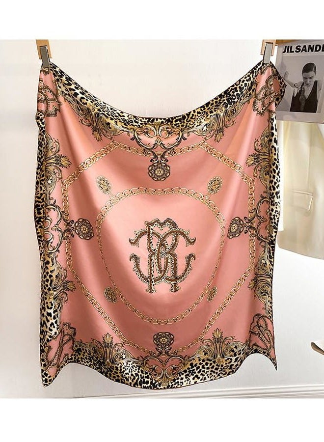 MEISEE 100% Pure Mulberry Silk Scarf 43”*43” Large Square Lightweight Headscarf Women's Hair Wraps Shawls with Gift Packed (Classic Pink) - Image 5