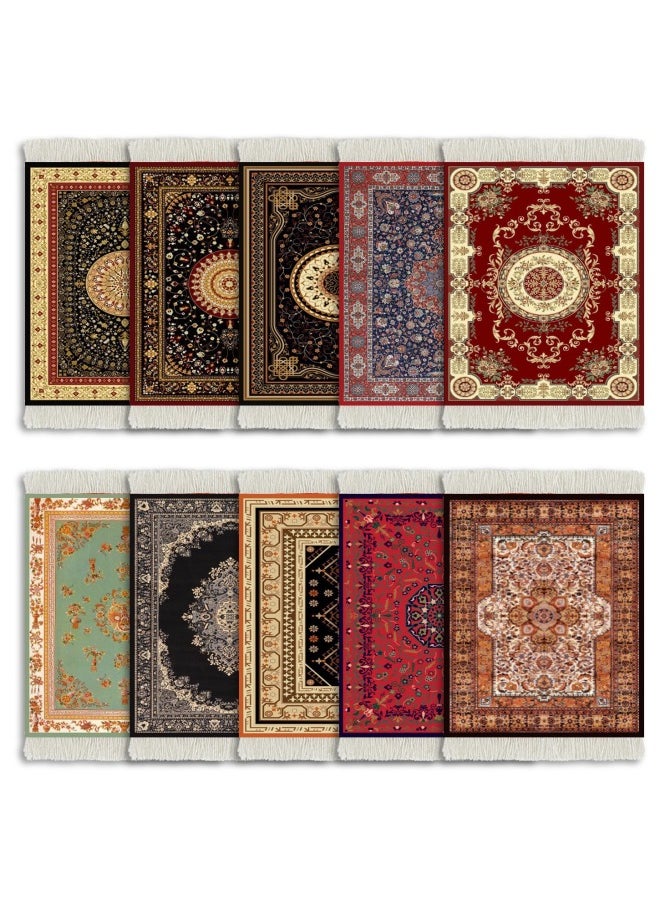 Generic - Custom Carpet Mouse Pad Persian Arabic Style Mouse Pad Creative Rubber Tassel Carpet Mouse Pad-Pattern:MR16 - Image 1