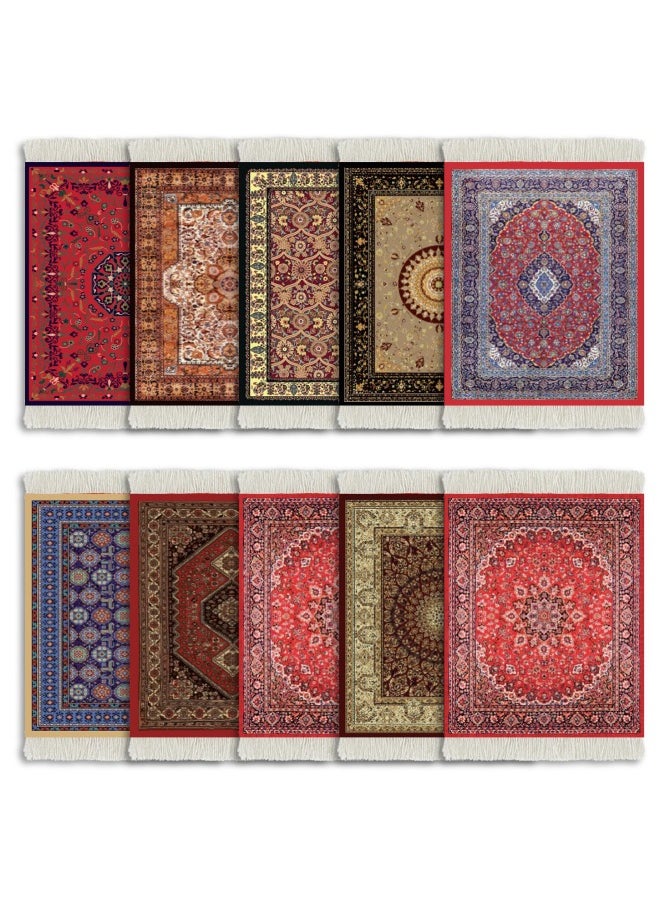 Generic - Custom Carpet Mouse Pad Persian Arabic Style Mouse Pad Creative Rubber Tassel Carpet Mouse Pad-Pattern:MR16 - Image 1
