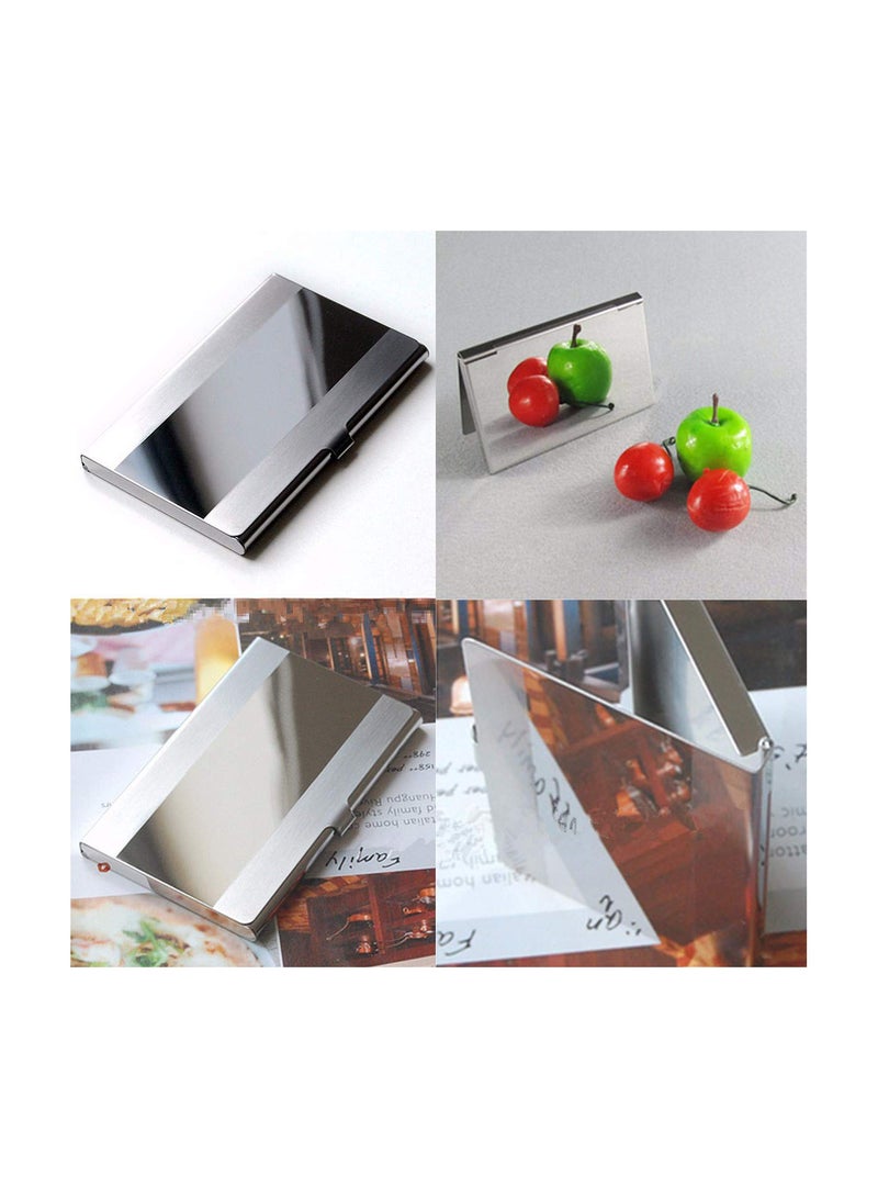GGOOT Men Business Bank Stainless Credit ID Card Case Holder Box Book Wallet Folder Dispencer Pocket  - Image 2