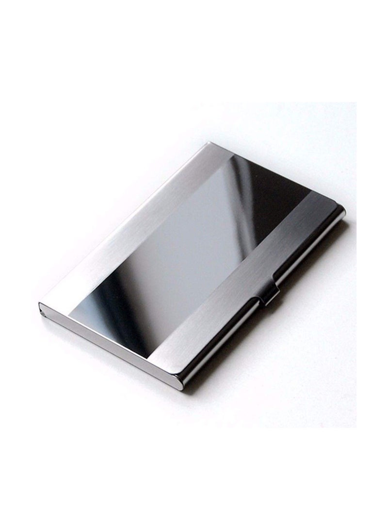 GGOOT Men Business Bank Stainless Credit ID Card Case Holder Box Book Wallet Folder Dispencer Pocket  - Image 1