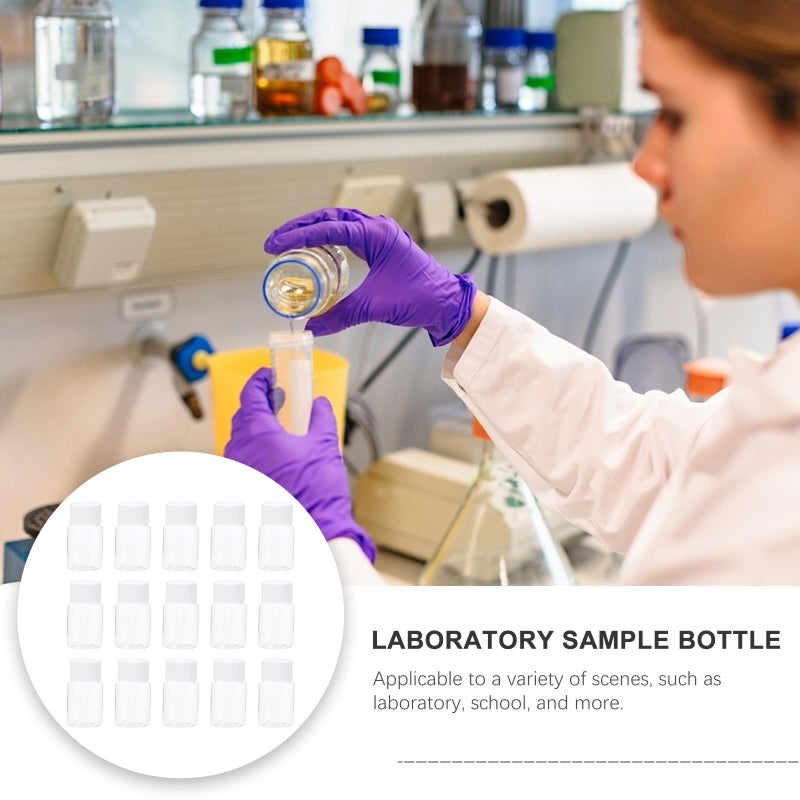 35Pcs 30ml Plastic Wide Mouth Reagent Bottles With Screw Caps For Laboratory - Image 4