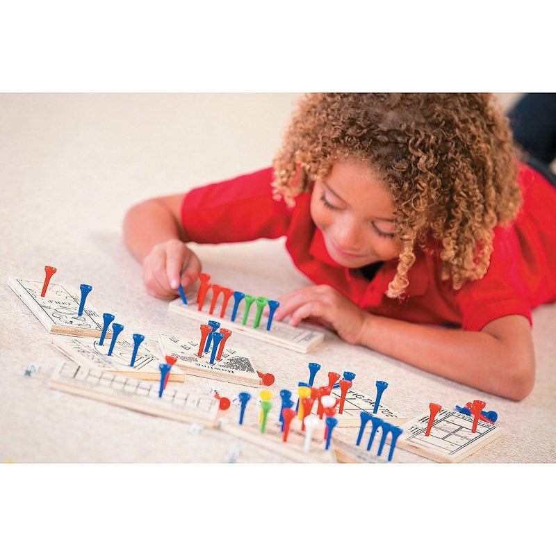 Fun Express Wooden Board Games Set 12 Pack - Classic Travel Games for Kids & Adults | Mini Peg Board Games, Checkers & Tic Tac Toe | Portable Family Game Night Collection for Road Trips & Camping - Image 4