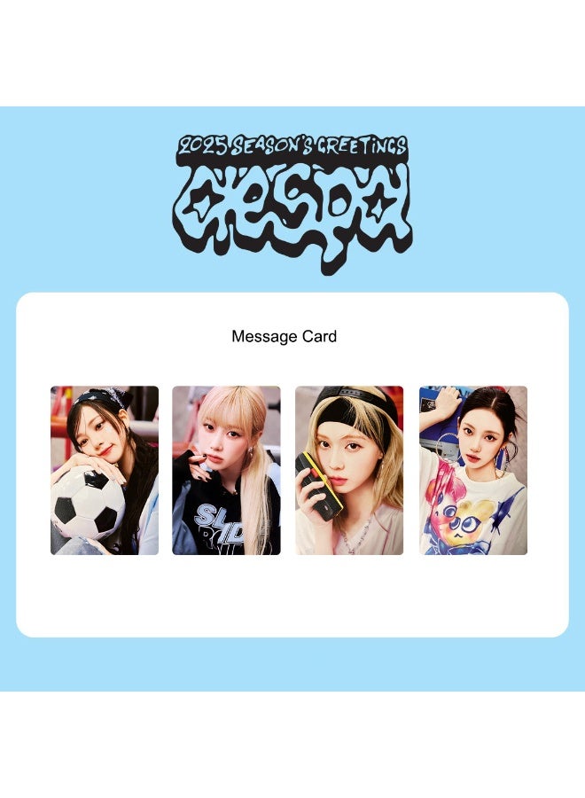 NIBEMINENT 4 Pcs Kpop AESPA Lomo Cards Card For Fans Collection Gifts - Image 3