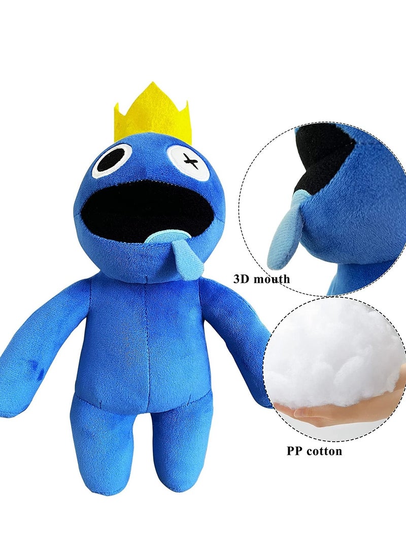 4 قطع روبلوكس رينبو فريندز القطيفة، ألعاب قطيفة لأصدقاء قوس قزح دمية حيوانات محشوة ناعمة ولطيفة، أفضل هدية للأولاد والبنات لمختلف المهرجانات ومحبي الألعاب (الأزرق والأخضر والأرجواني والبرتقالي) - Image 5